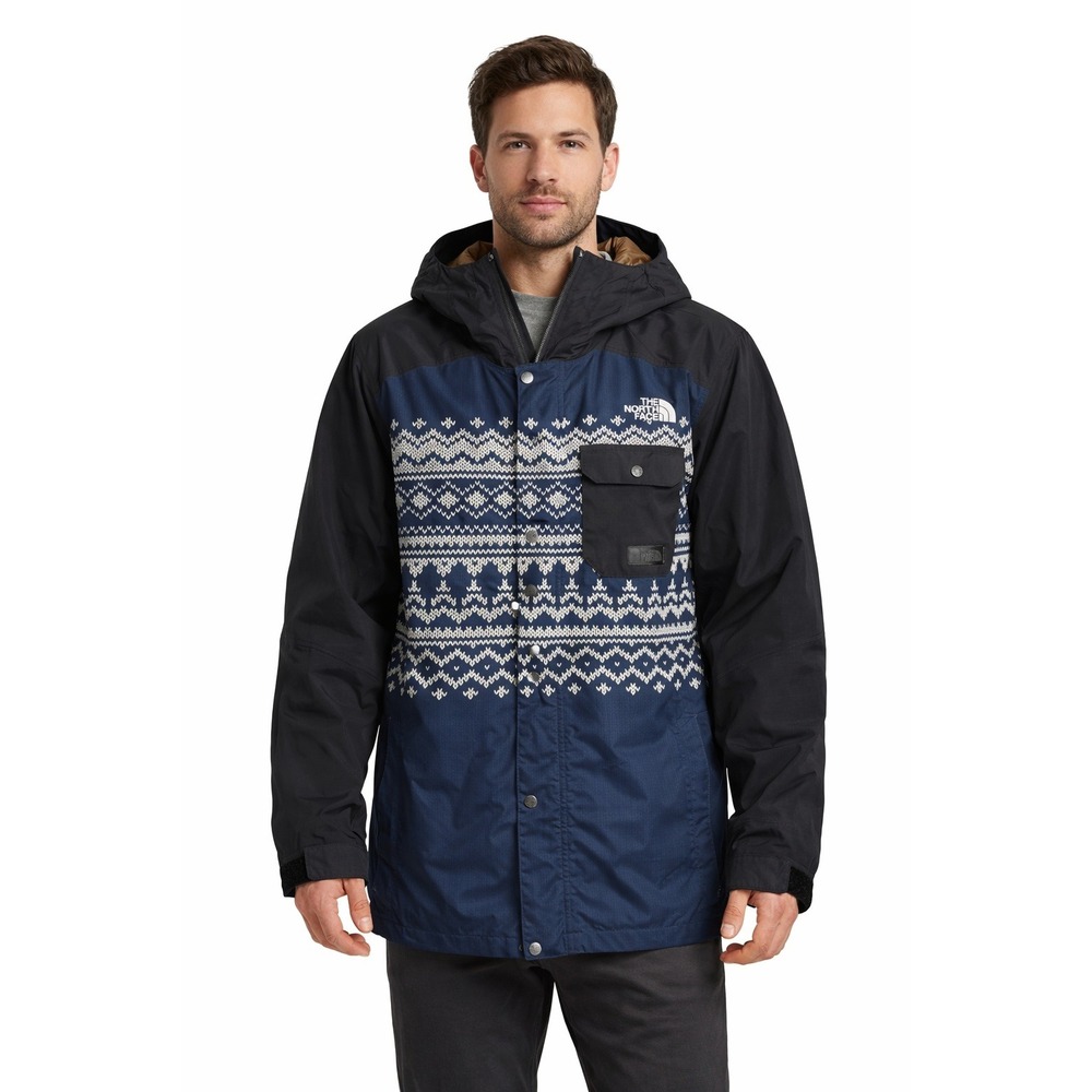 The North Face Men's Nordic Number Eleven Hyvent Hooded Jacket Fair Isle Men's L